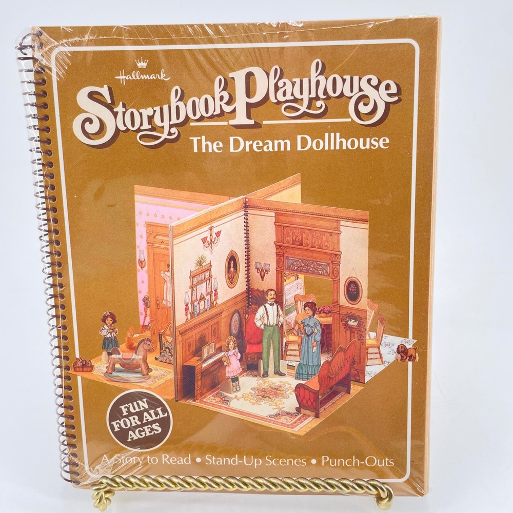 Hallmark Storybook Playhouse The Dream Dollhouse Vintage Punch Out Book New